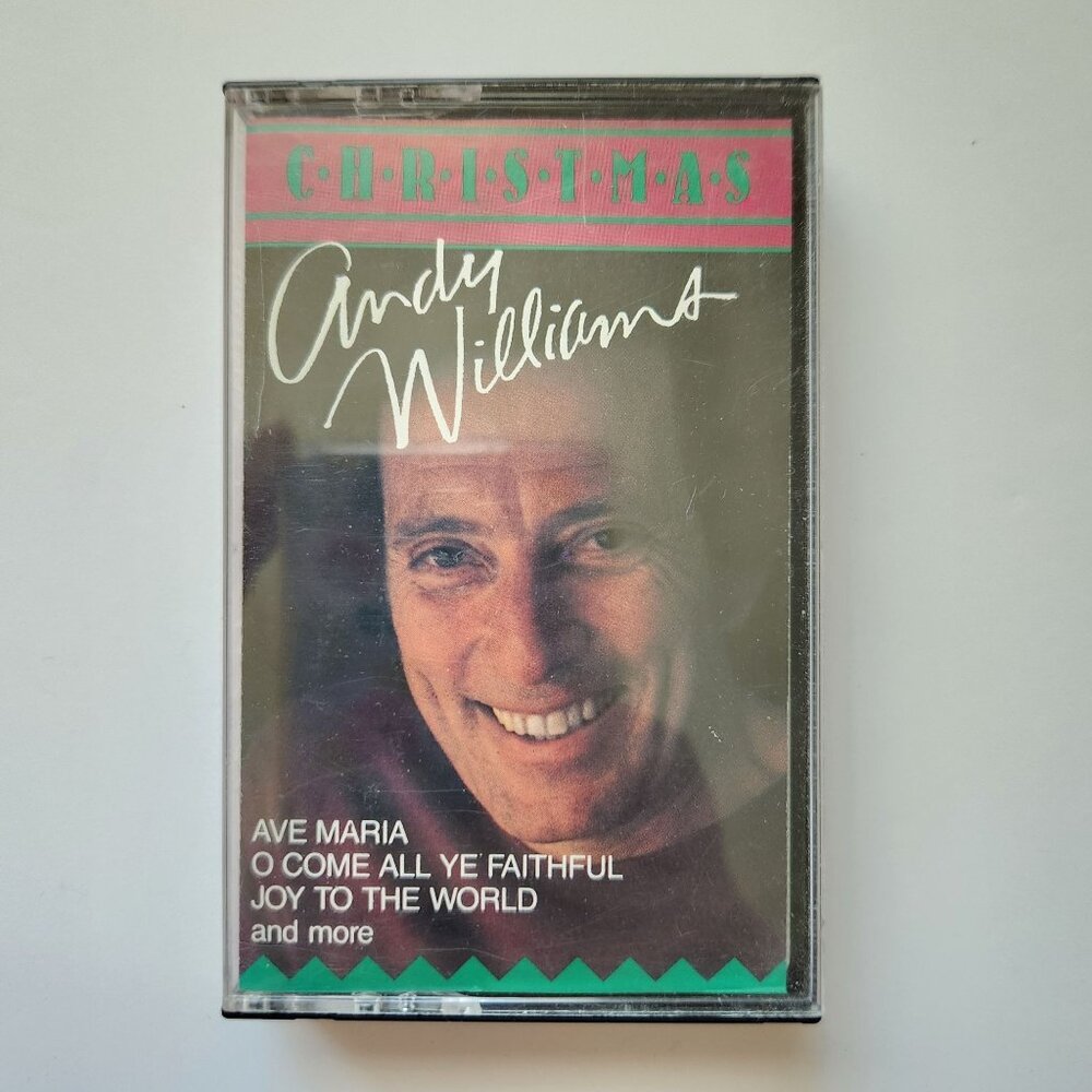 Andy Williams Christmas Cassette Tape 1988 CBS Records Joy To The World Ave Mari